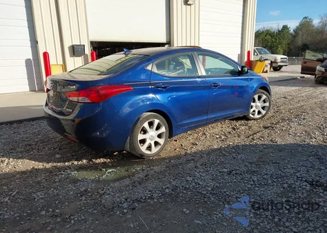 2013 Hyundai Elantra Limited from USA, damaged, VIN KMHDH4AE6DU712731